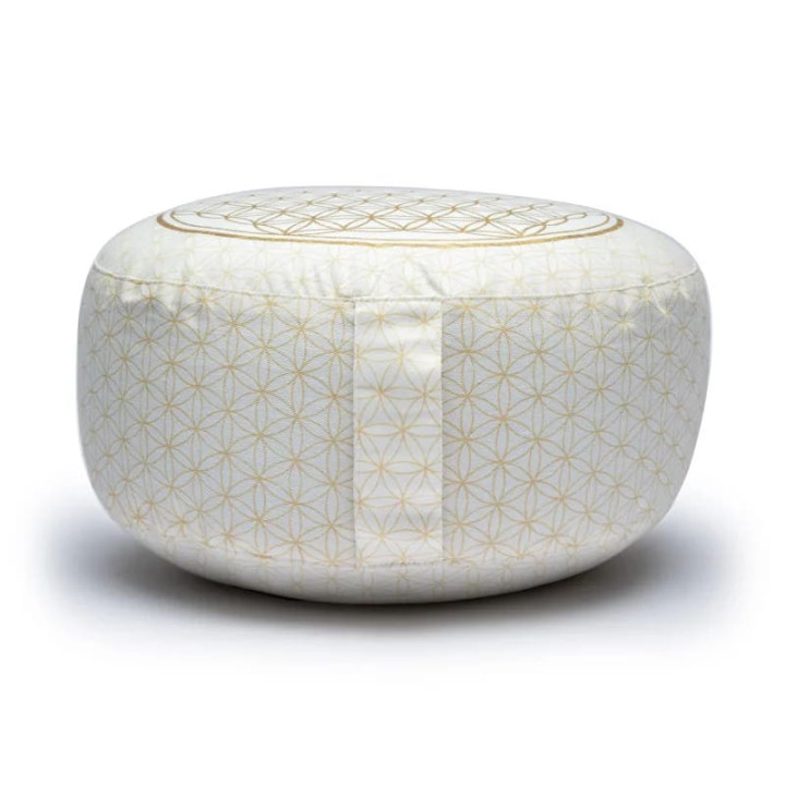Coussin de méditation Fleur de vie coton Bio (OCS) | Pieralune