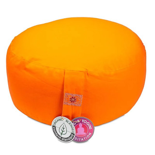 Coussin de méditation Orange coton BIO (OCS) | Pieralune