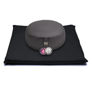SET Méditation Anthracite/ noir coton BIO (OCS) | Pieralune
