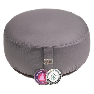 Coussin de méditation Gris coton BIO (OCS) | Pieralune