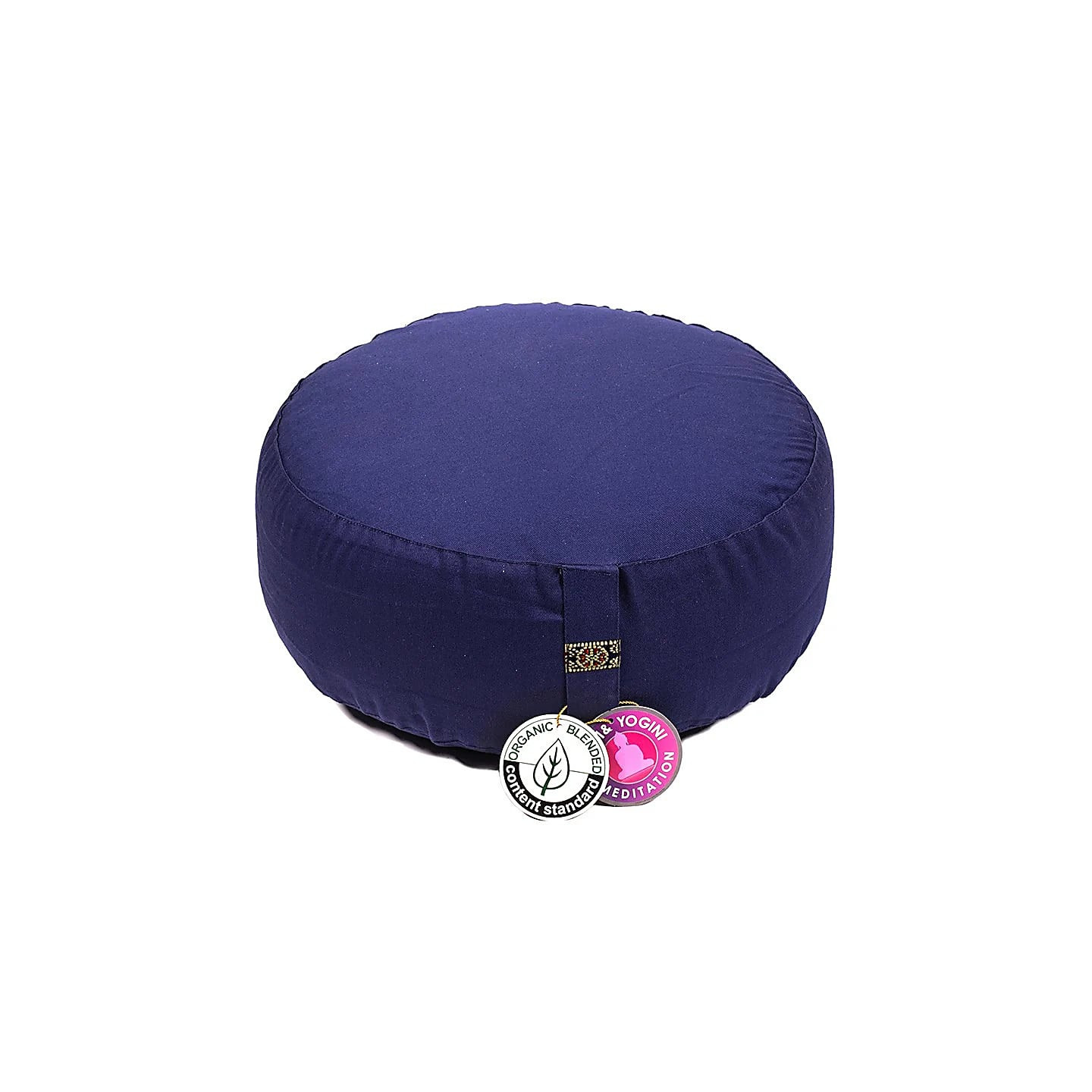 Coussin de méditation Indigo coton BIO (OCS) | Pieralune
