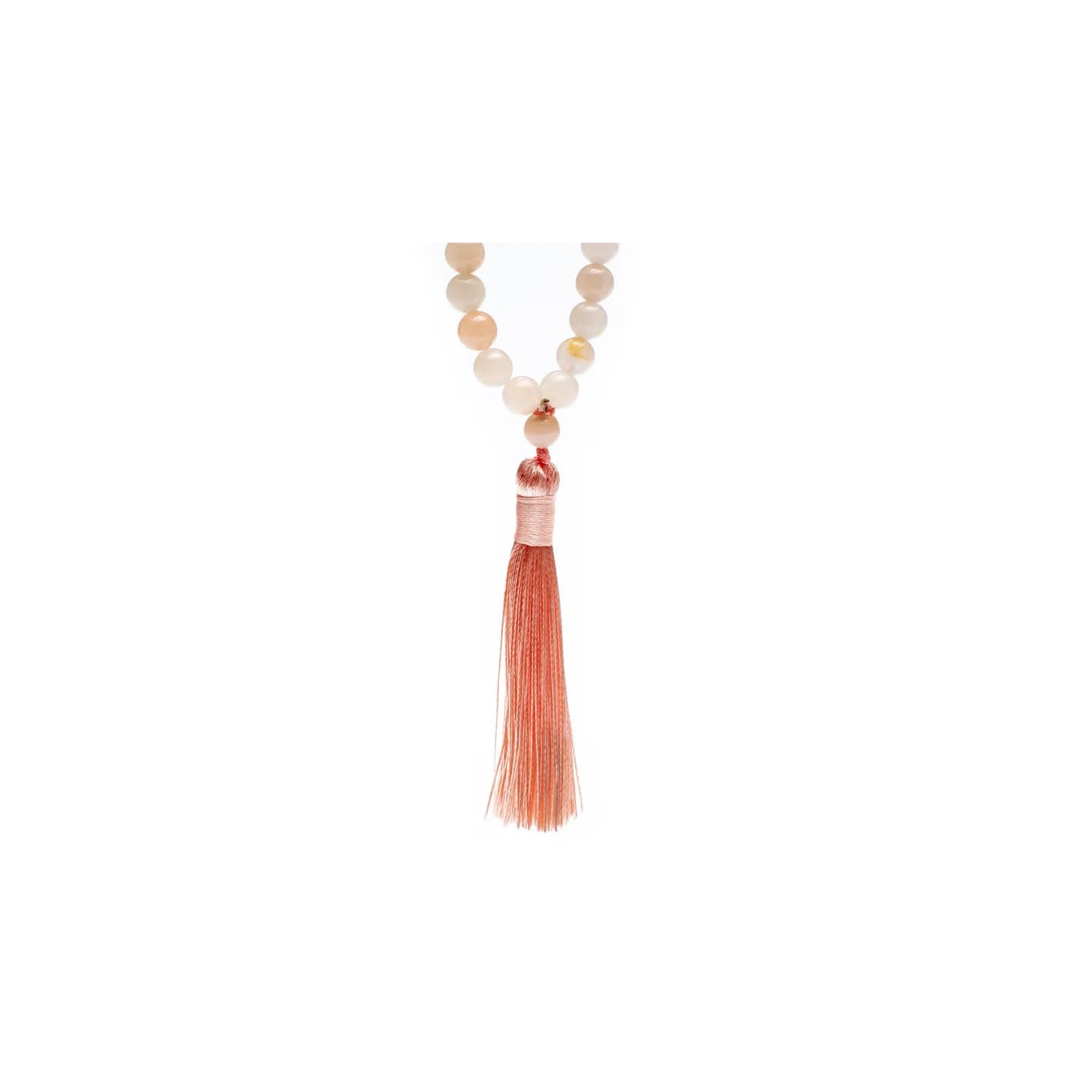 Mala Aventurine rose avec pompon | Pieralune