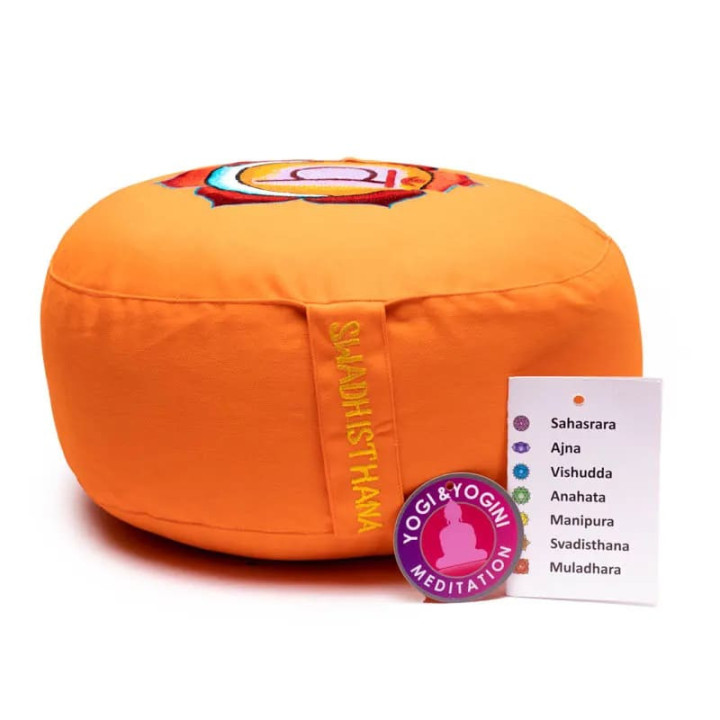 Coussin 2è Chakra Svadisthana brodé | Pieralune