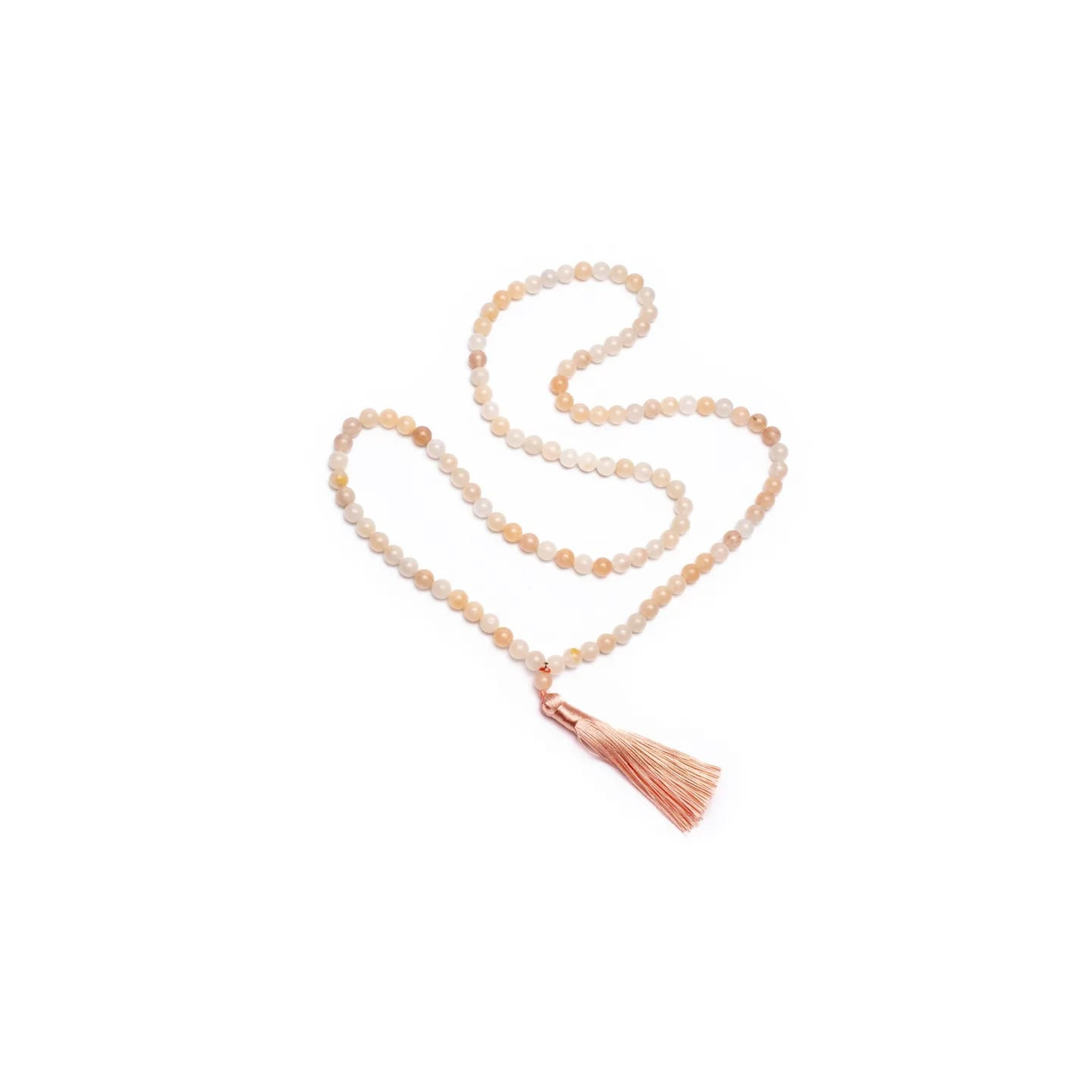 Mala Aventurine rose avec pompon | Pieralune