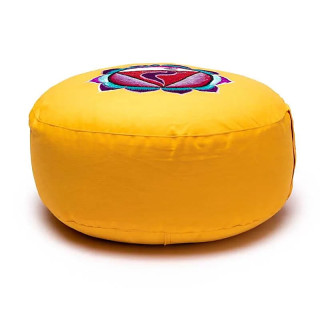 Coussin 3è Chakra Manipura brodé | Pieralune