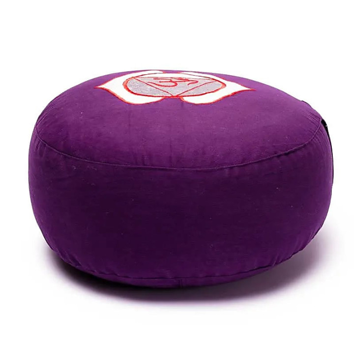 Coussin 6e Chakra Ajña brodé | Pieralune