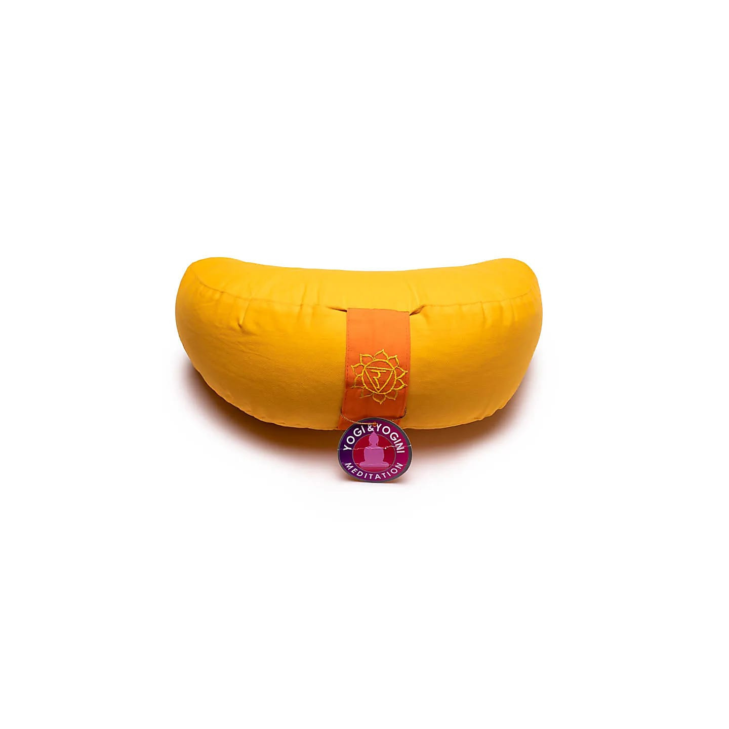 Coussin méditation 1/2 lune 3è Chakra | Pieralune