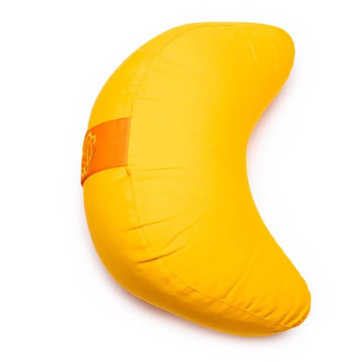 Coussin méditation 1/2 lune 3è Chakra | Pieralune