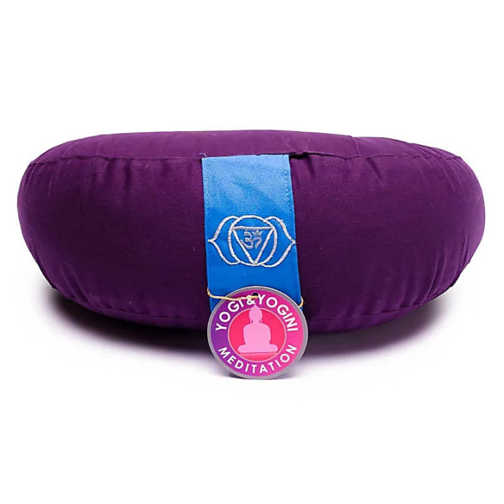 Coussin méditation 1/2 lune 6è Chakra | Pieralune