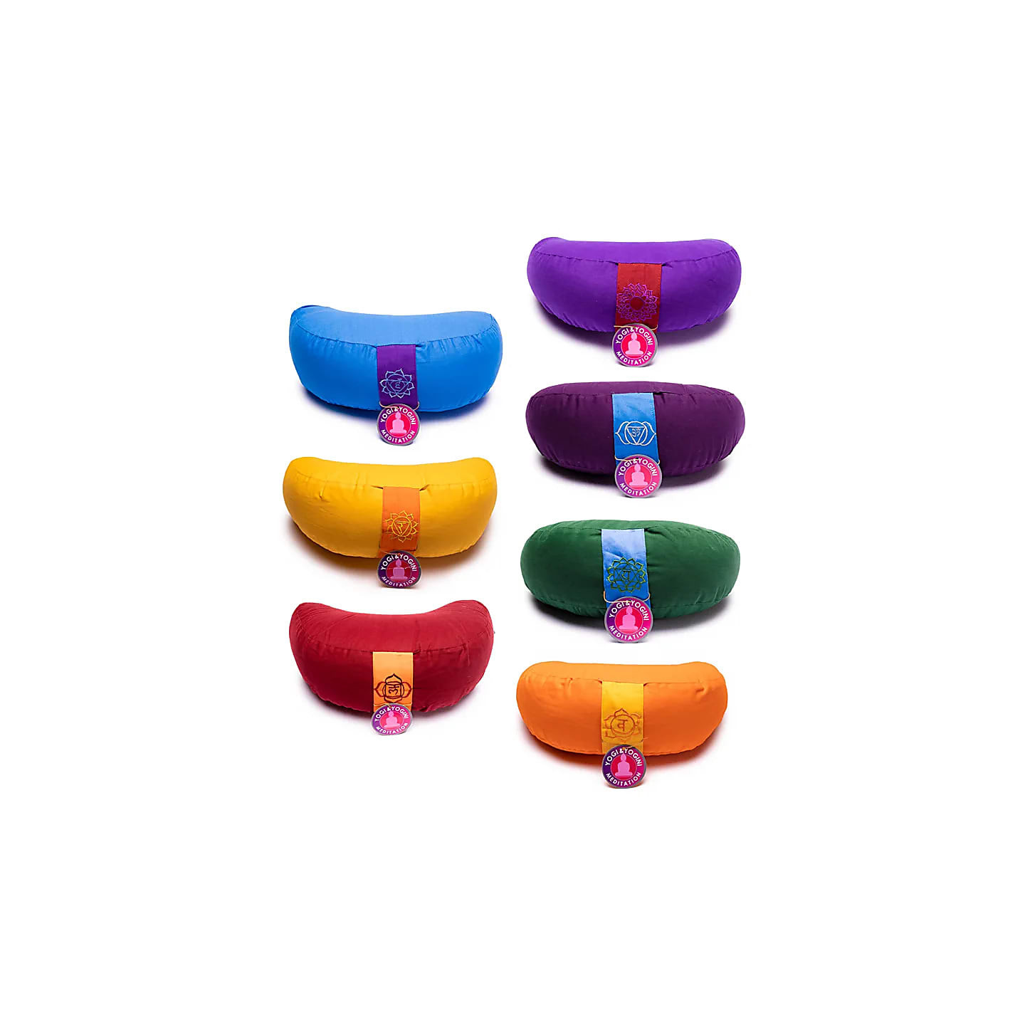 Coussins méditation 1/2 lune SET de 7 | Pieralune