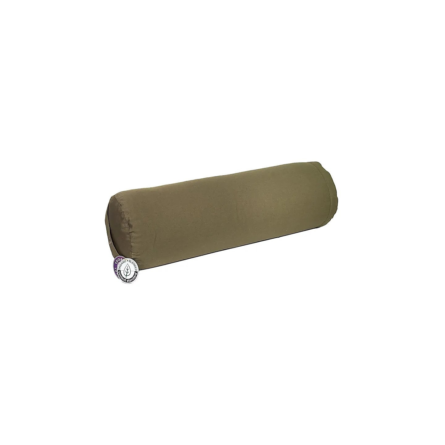 Bolster Yoga vert olive coton BIO (OCS) | Pieralune