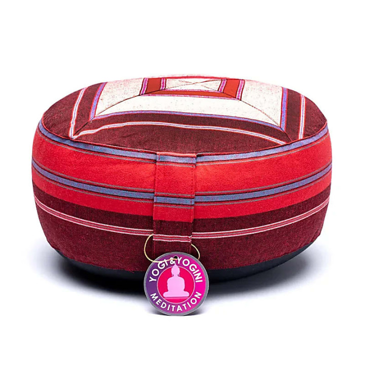 Coussin de méditation rose/rouge | Pieralune