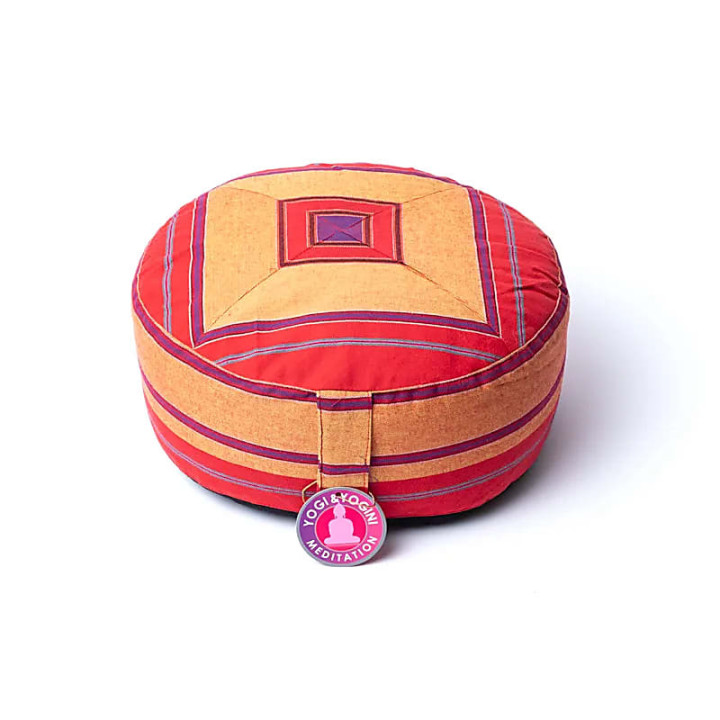 Coussin de méditation rose/rouge | Pieralune