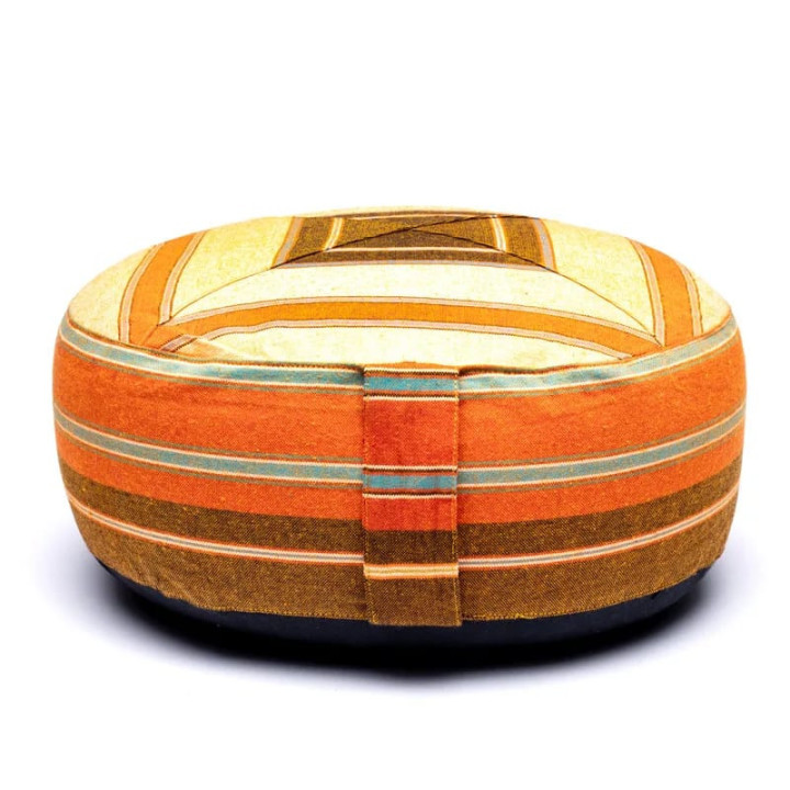 Coussin de méditation crème/orange | Pieralune