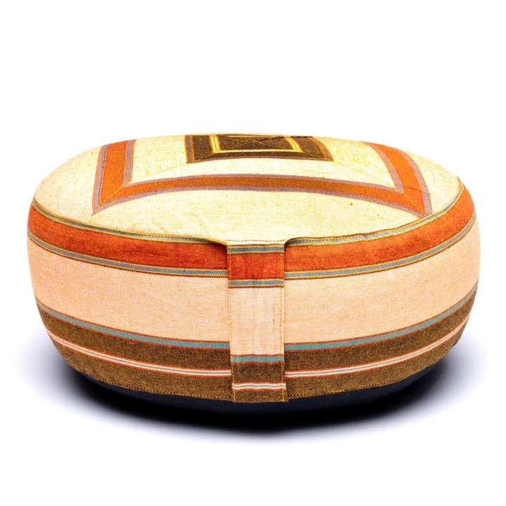 Coussin de méditation crème/orange | Pieralune