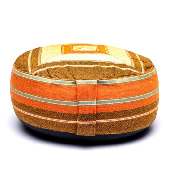 Coussin de méditation crème/orange | Pieralune