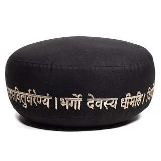 Coussin de méditation Gayatri mantra coton BIO (OCS) | Pieralune