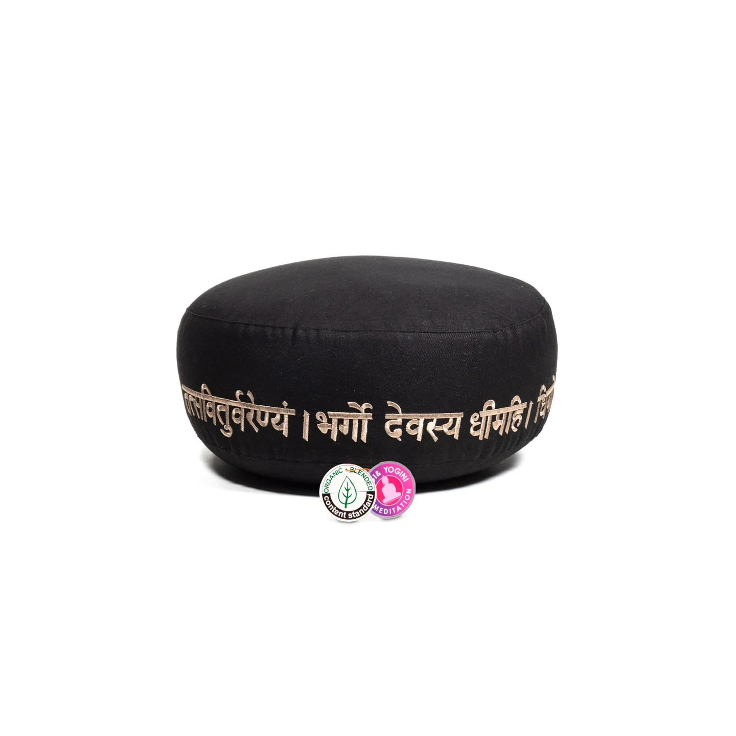 Coussin de méditation Gayatri mantra coton BIO (OCS) | Pieralune