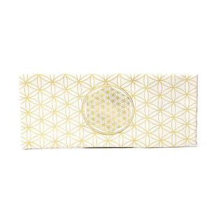 Housse de coussin pour les yeux fleur de vie en coton b... | Pieralune