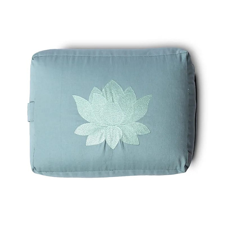 Coussin de méditation /Bolster yoga lotus rectangulaire... | Pieralune