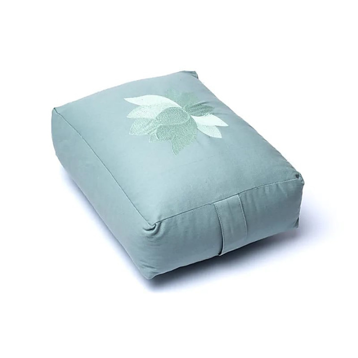 Coussin de méditation /Bolster yoga lotus rectangulaire... | Pieralune