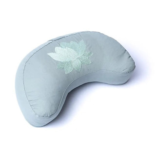 Coussin de méditation croissant lotus coton biologique ... | Pieralune