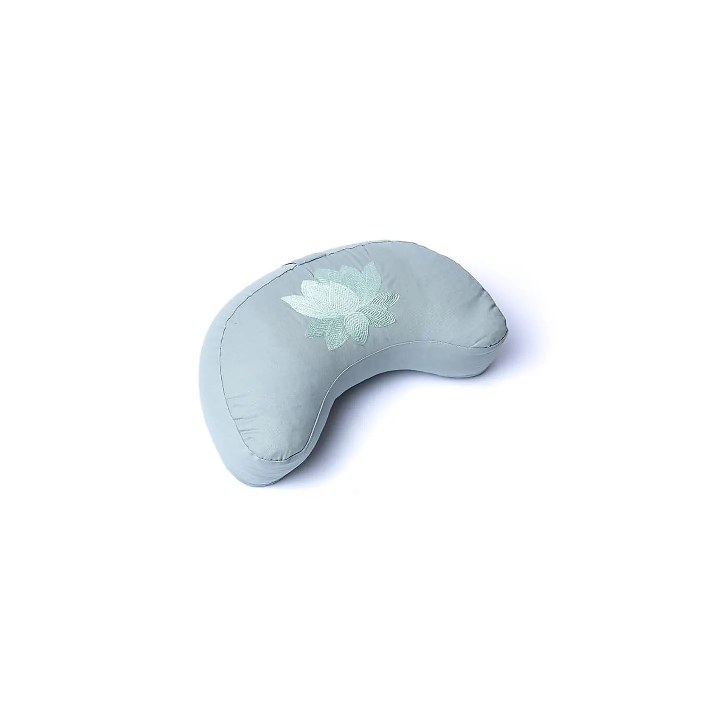 Coussin de méditation croissant lotus coton biologique ... | Pieralune