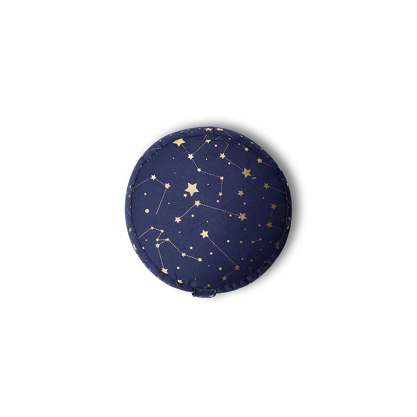 Coussin de méditation ciel étoilé bleu marine coton bio... | Pieralune