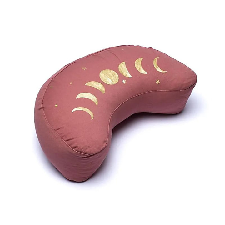 Coussin de méditation phases de lune croissante vieux r... | Pieralune