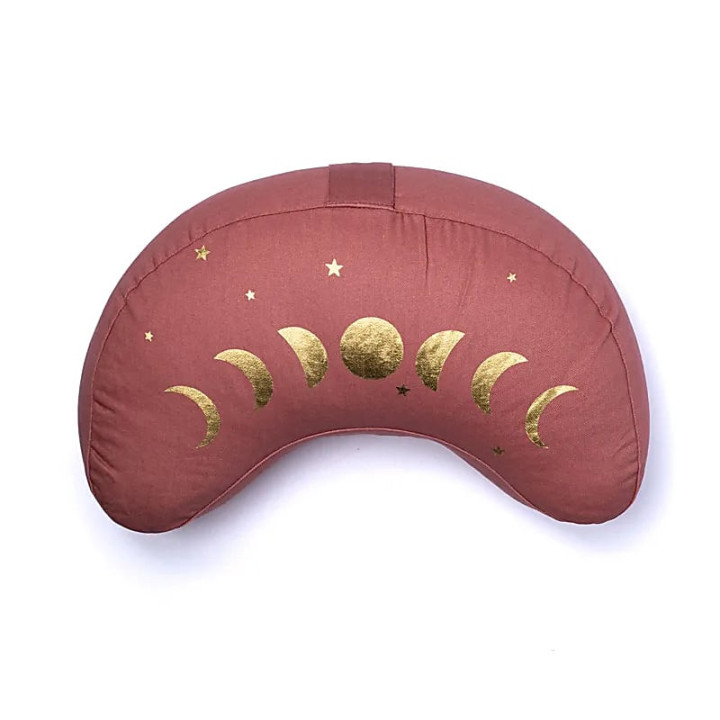 Coussin de méditation phases de lune croissante vieux r... | Pieralune