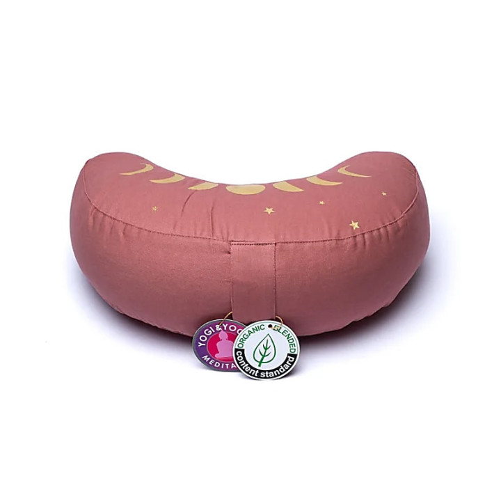 Coussin de méditation phases de lune croissante vieux r... | Pieralune
