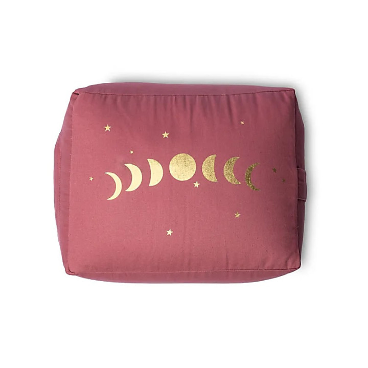 Coussin de méditation /Bolster phases de la lune coton ... | Pieralune