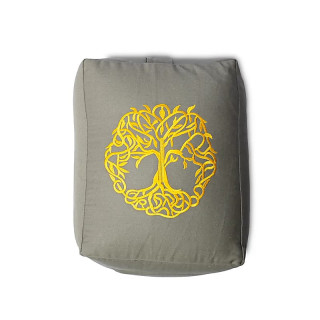 Coussin de méditation /Bolster Yoga arbre de vie rectan... | Pieralune