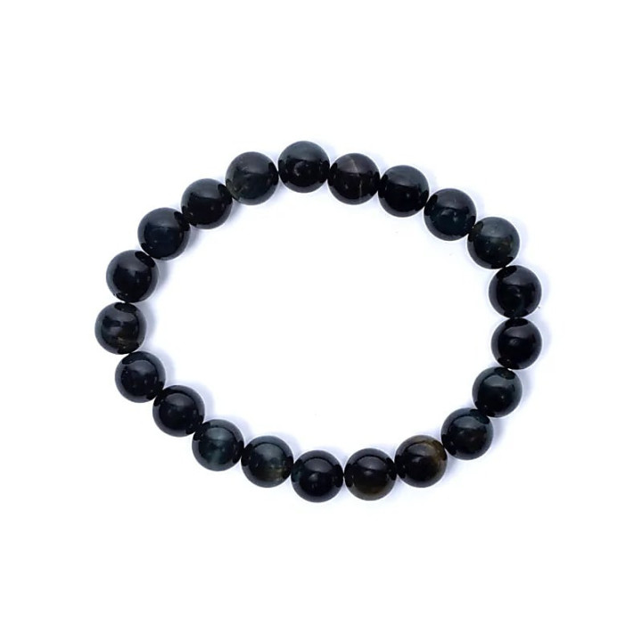 Bracelet élastique oeil de tigre bleu | Pieralune