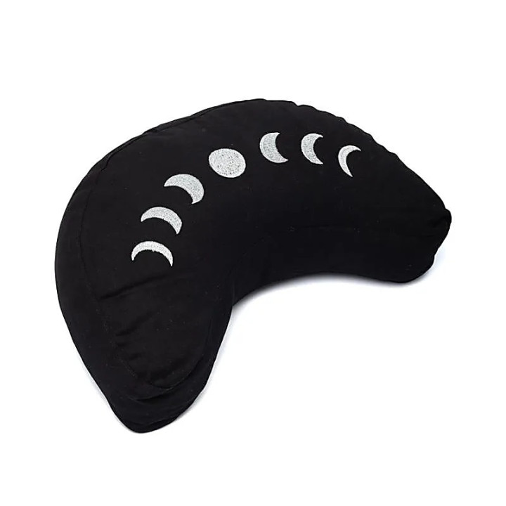 Coussin de méditation croissant Phases de la lune | Pieralune