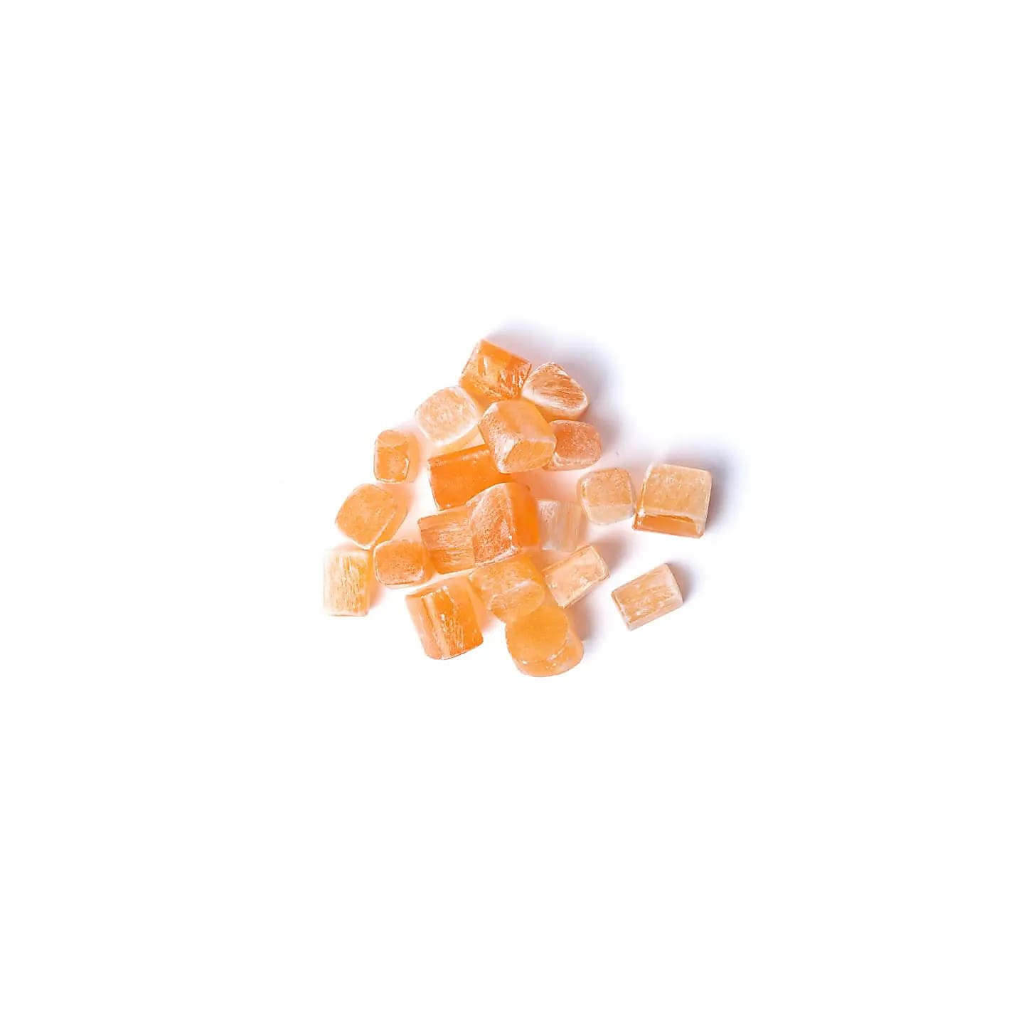 Sélénite orange (Espar de sélénite et de satin) pierres... | Pieralune