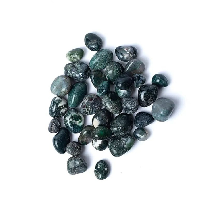 Agate mousse pierres polies qualité A | Pieralune