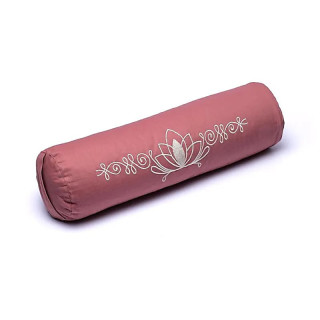Bolster de méditation rose ancien lotus coton biologiqu... | Pieralune