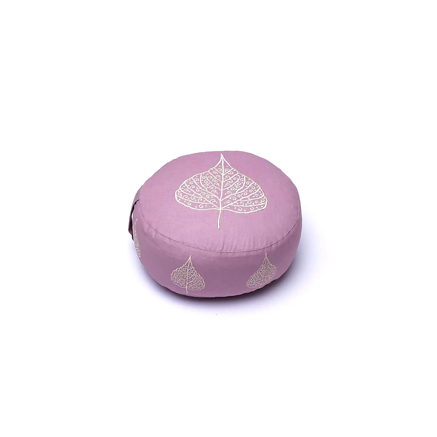 Coussin de méditation lilas feuille de bodhi coton biol... | Pieralune