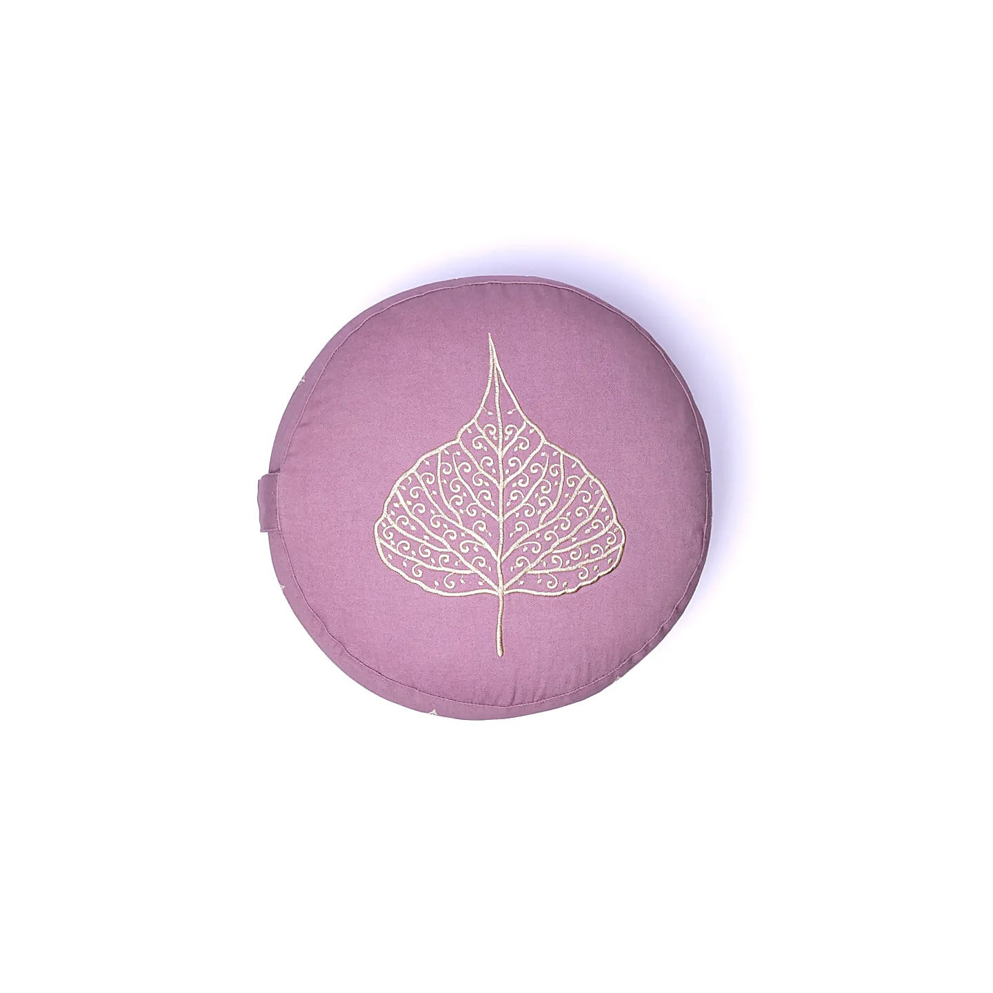Coussin de méditation lilas feuille de bodhi coton biol... | Pieralune