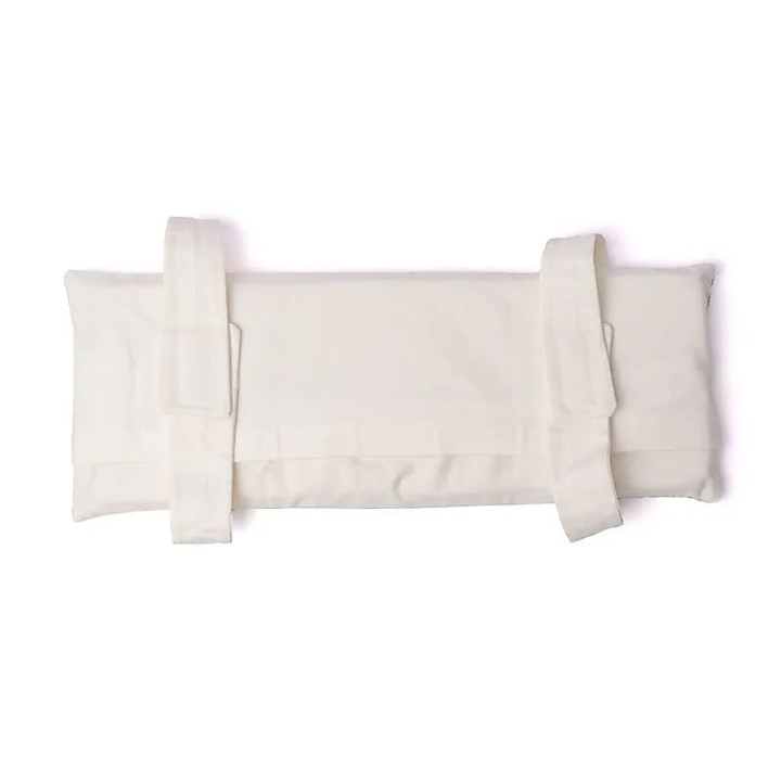 Coussin pour banc de méditation blanc Fleur de Vie avec... | Pieralune