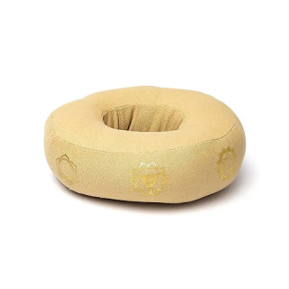 Coussin de bol chantant 7 chakras beige M | Pieralune