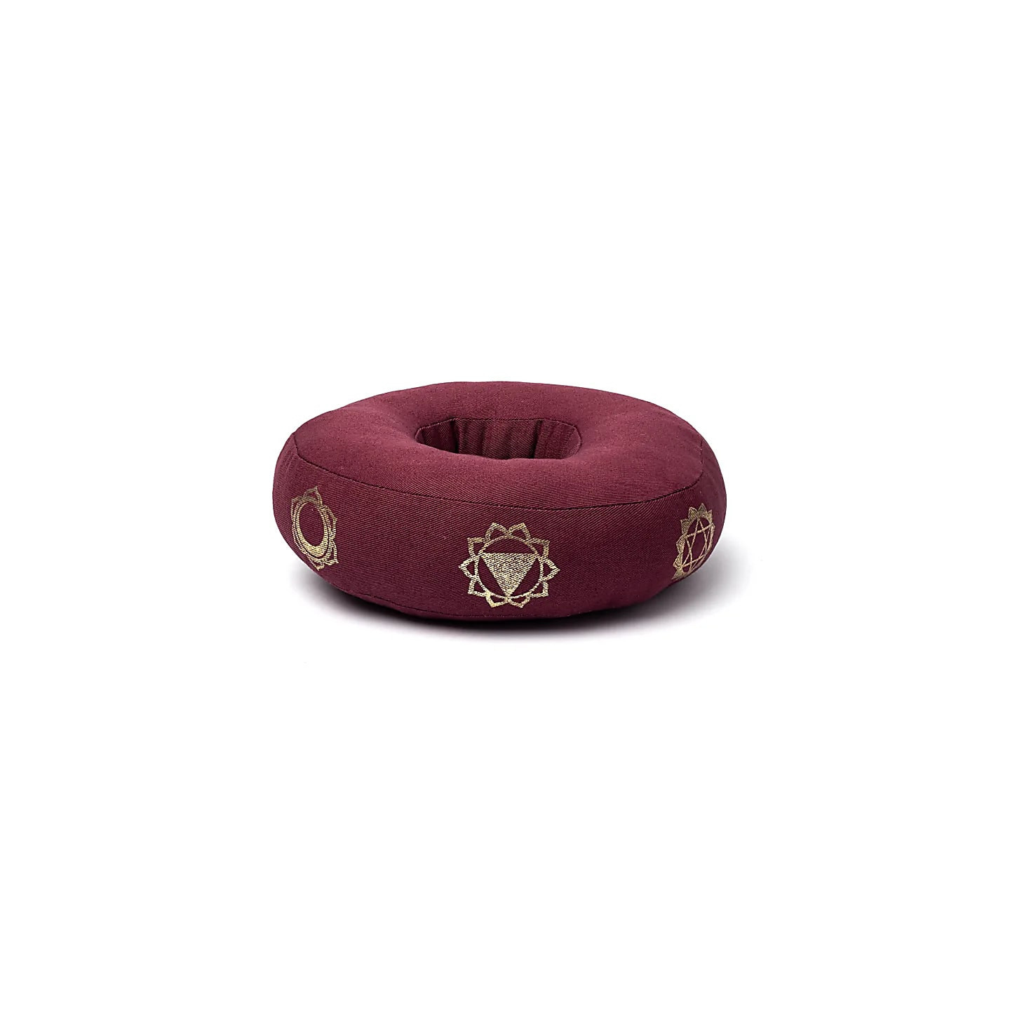 Coussin de bol chantant 7 chakras aubergine L | Pieralune
