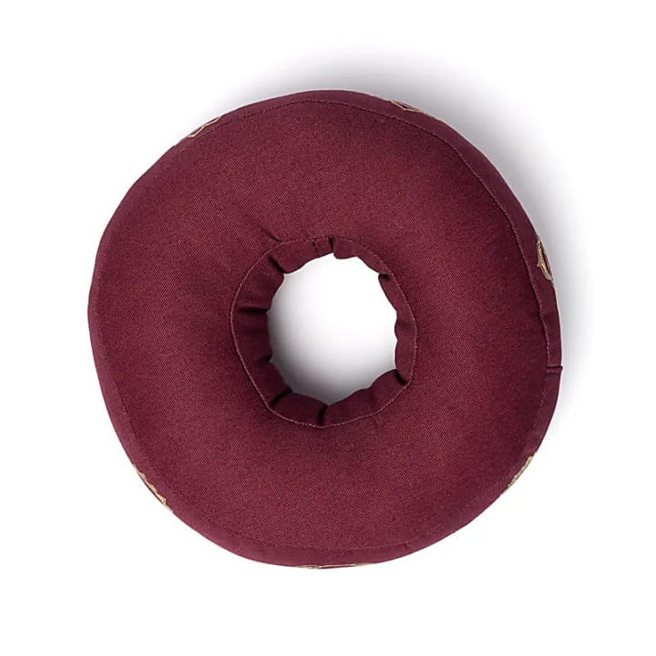 Coussin de bol chantant 7 chakras aubergine L | Pieralune