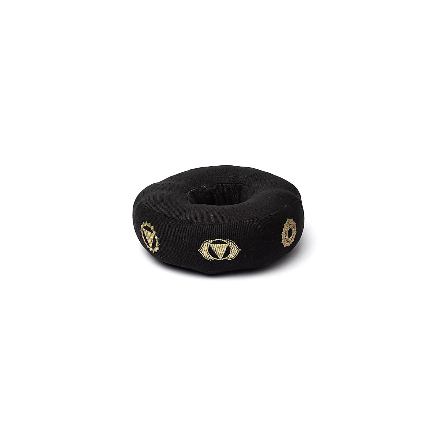 Coussin de bol chantant 7 chakras noir M | Pieralune