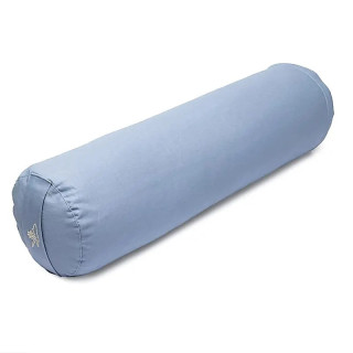 Coussin de méditation bolster bleu coton bio (OCS) | Pieralune