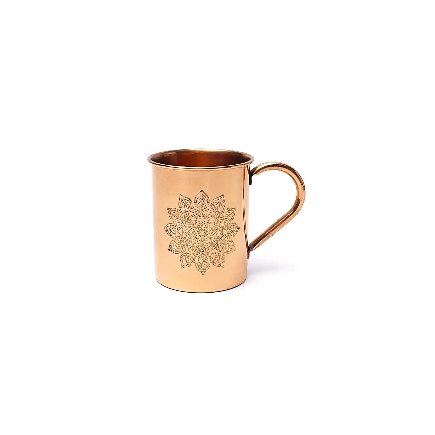 Tasse en cuivre Mandala gravé | Pieralune