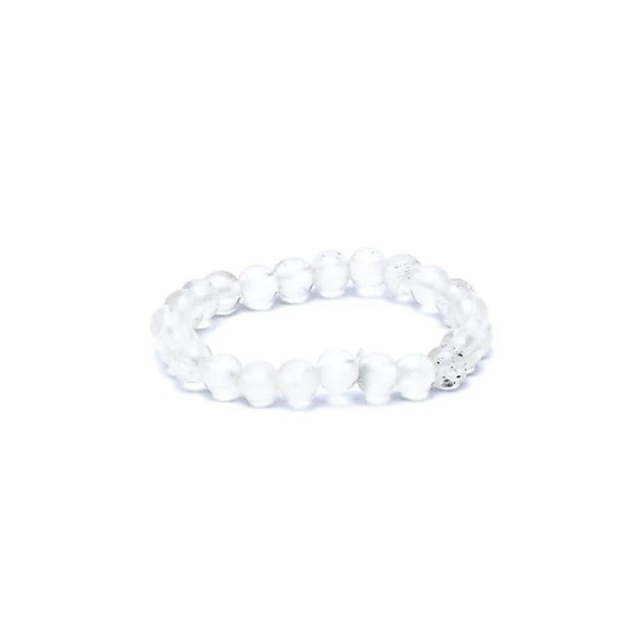 Bague élastique en quartz clair | Pieralune
