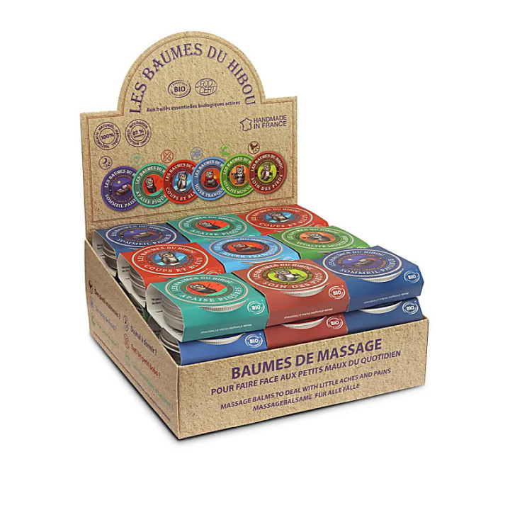 Presentoir baume du hibou 6x6 BIO | Pieralune