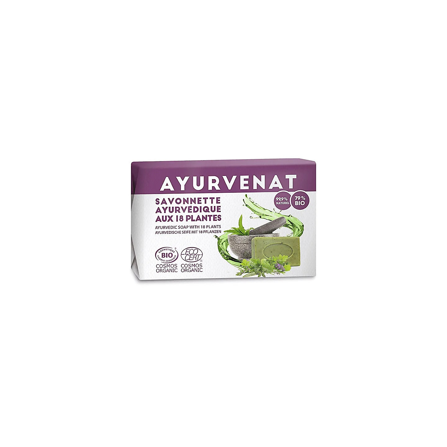 Ayurvenat Savon 18 herbes ayurvédiques BIO | Pieralune